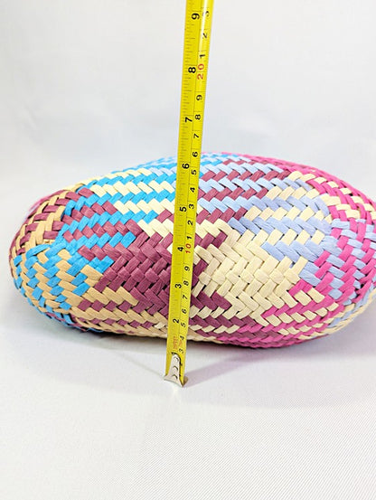 Aqua Jada Women's Woven Large Tote Multicolor (MSRP $148)