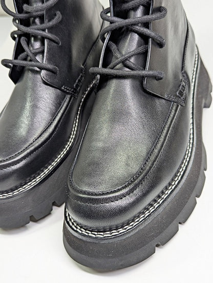 3.1 Phillip Lim Women's Kate Platform Combat Boots Size 37.5 (MSRP $650)