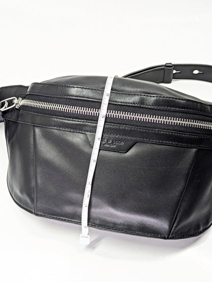 Rag & Bone Black Leather Commuter Fanny Pack Bag (MSRP $395)