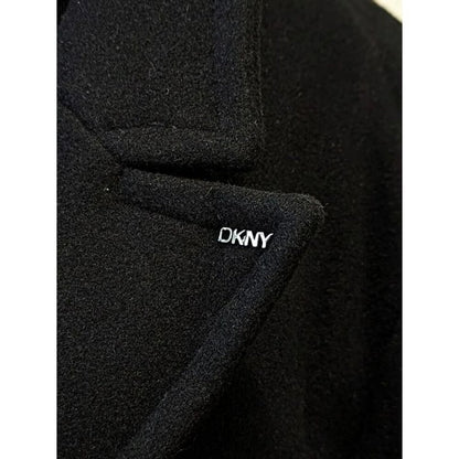 DKNY Petite Notched-Collar Double-Breasted Wrap Coat Size XL 16-18 (MSRP $350)