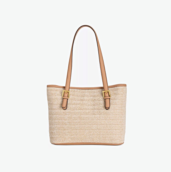 Style & Co Women's Classic Straw Tote in Natural (MSRP $100)