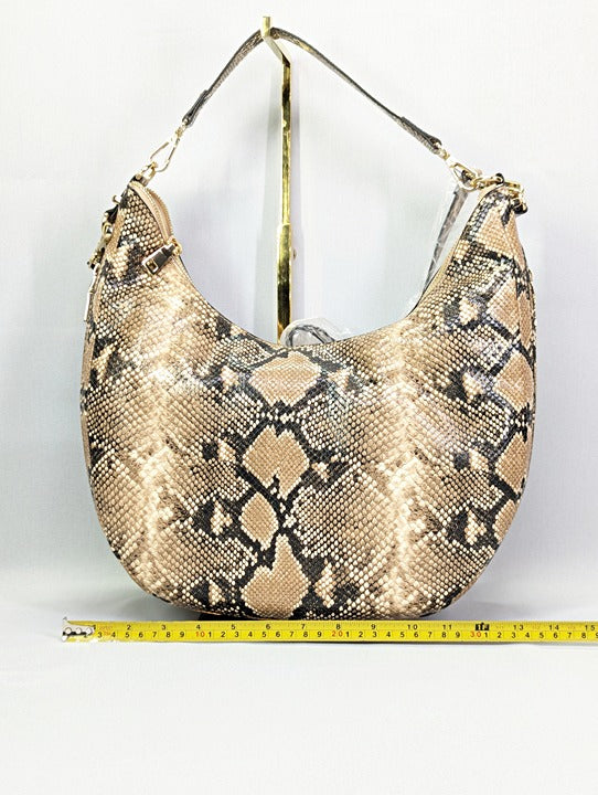 I.N.C. International Concepts Kolleene Hobo Neutral Snake (MSRP $90)