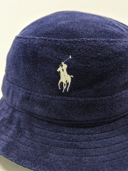 Polo Ralph Lauren Men's Loft Logo Bucket Hat Newport Navy Size S/M (MSRP $80)