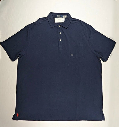 Polo Ralph Lauren Men's Custom Classic Fit Cotton Polo Navy Size XXL MSRP $110