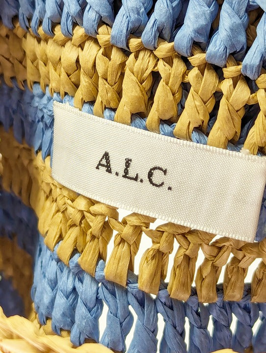 A.L.C. Parker Women's Striped Raffia Bag O/S (MSRP $295)