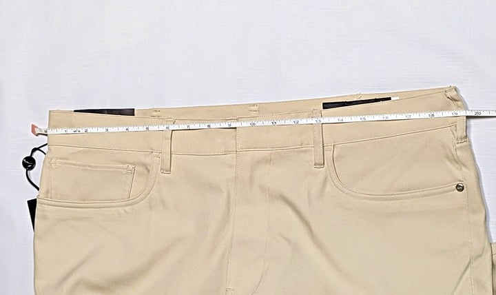 RLX Ralph Lauren Men's Tailored Fit Performance Twill Pant Basic Sand Size 36x32