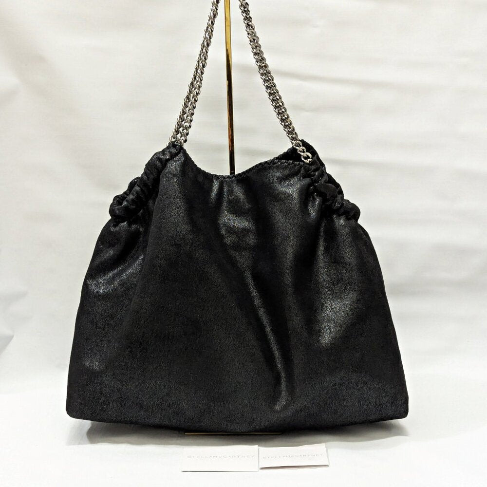Stella McCartney Women's Shaggy Deer Falabella Tote Bag in Black (MSRP $1,450)