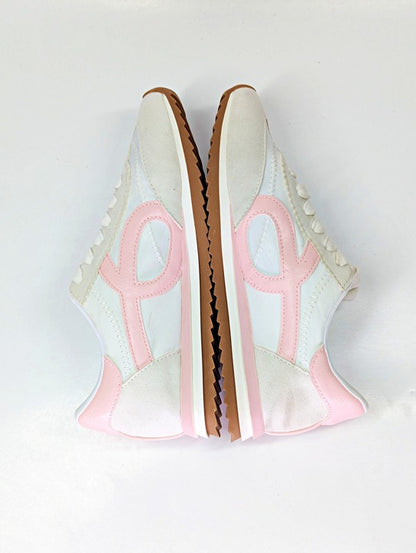 On 34th Women's Madisonn Colorblock Sneakers Tan/Pink/Bone Size 5 (MSRP $80)