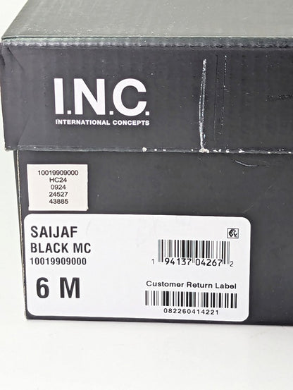 I.N.C. International Concepts Women's Saija Black Pumps Size 6 (MSRP $120)