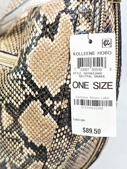 I.N.C. International Concepts Kolleene Hobo Neutral Snake (MSRP $90)