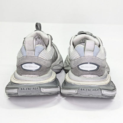 Balenciaga 3XL Distressed Suede & Mesh Sneakers Light Grey Size 37 MSRP $1,130