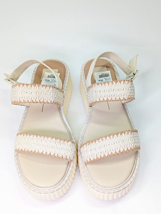 Dolce Vita Daiya Women's Ivory Platform Sandals Size 9 (MSRP $130)