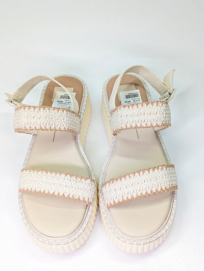 Dolce Vita Daiya Women's Ivory Platform Sandals Size 9 (MSRP $130)