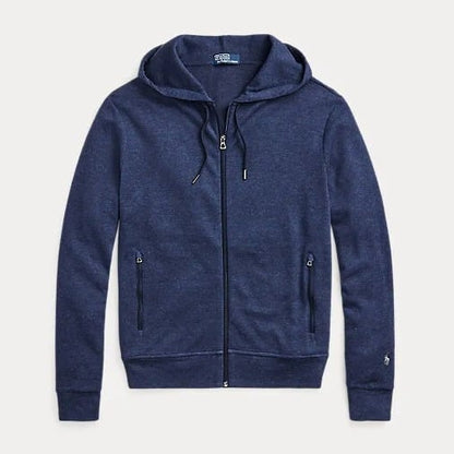 Polo Ralph Lauren Men's Double Knit Tech Zip-Up Hoodie Navy Size XXL (MSRP $228)