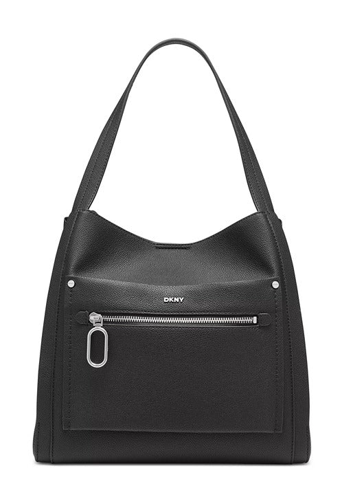 DKNY Nala Women's Magnetic Closure Medium Size Black Hobo (MSRP $198)