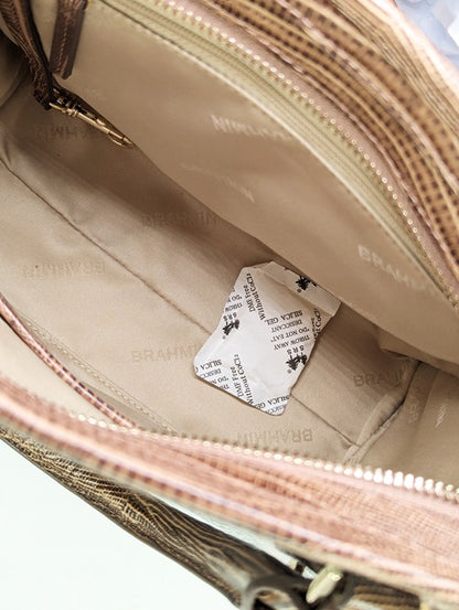 Brahmin Cami Women's Multi Eirwen Leather Satchel Convertible (MSRP $385)