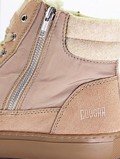 Cougar Women's Dax Lace Up Zip Suede High Top Sneakers Size 8 (MSRP $140)