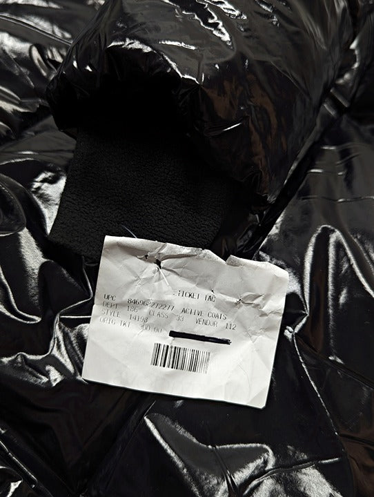 S13 Women's Lexie Black Hooded Water-Resistant Puffer Coat Size S (MSRP $300)