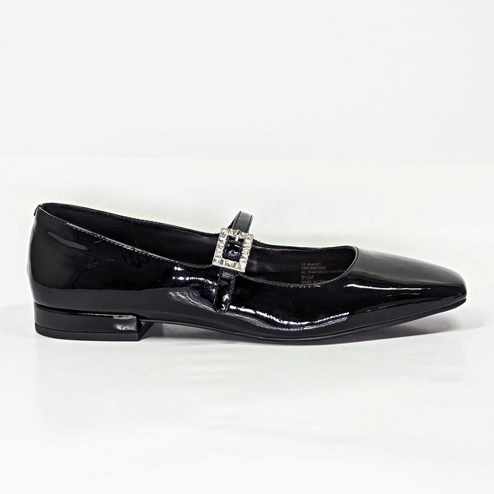 On 34th Women's Saadet Rhinestone-Buckle Mary Jane Flats Size 9.5 (MSRP $80)