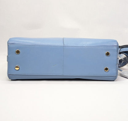 Radley London Dukes Place Open Blue Medium Zip Top Shoulder (MSRP $258)