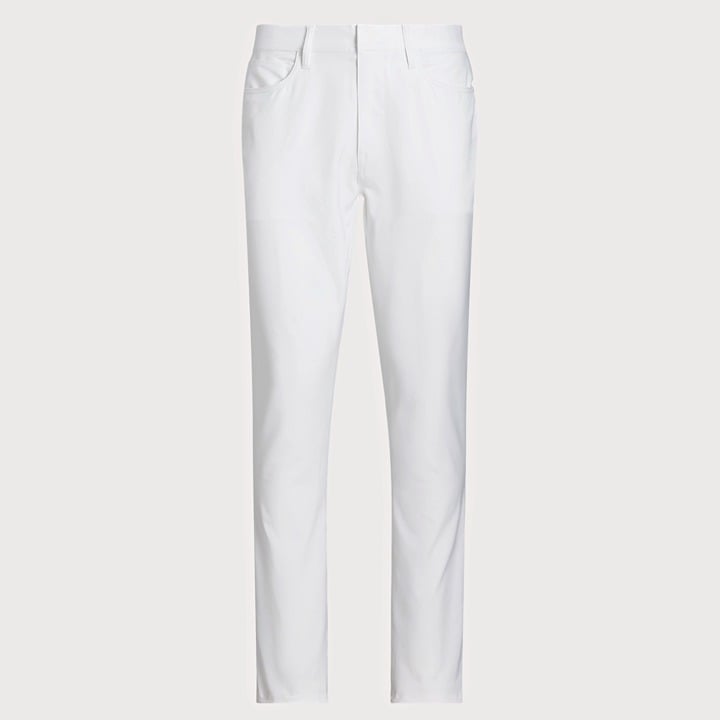 RLX Ralph Lauren Men's Tailored Fit Performance Twill Pants White Size 36 x 32