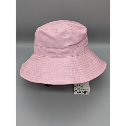 GANNI Women's Bucket Hat Pink (MSRP $95)