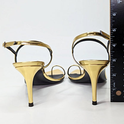 Giuseppe Zanotti Women's Symonne 70 Toe Ring Heel Sandals Size 37.5 (MSRP $795)