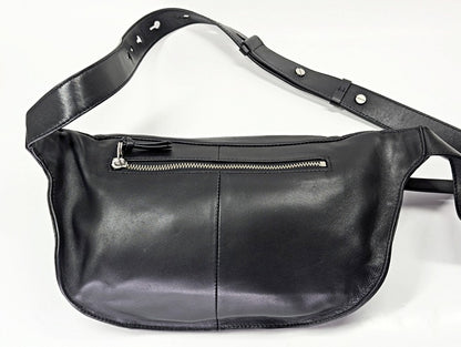 Rag & Bone Black Leather Commuter Fanny Pack Bag (MSRP $395)