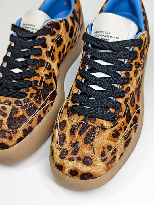 Steve Madden Tux Women's Leopard Calf Hair Sneaker Size 8.5 (MSRP $109)