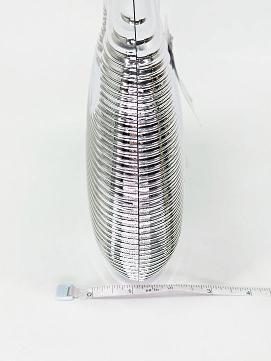 Cult Gaia Mimi Women's Shiny Chrome Top Handle Bag (MSRP $418)