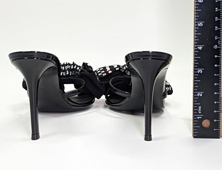 Giuseppe Zanotti Intriigo Alexandrine 90 Embellished Sandals Size 37 MSRP $1,195