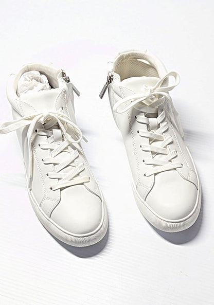 Kenneth Cole New York Women's Kam Hightop Sneakers White Size 7.5 M (MSRP $125)