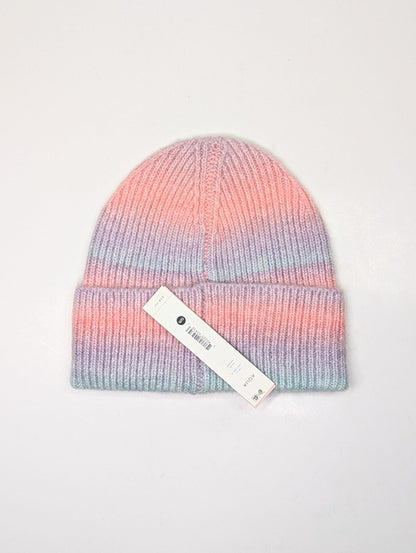 Aqua Women's Space Dye Hat Beanie Rib Knit Cuff (MSRP $58)