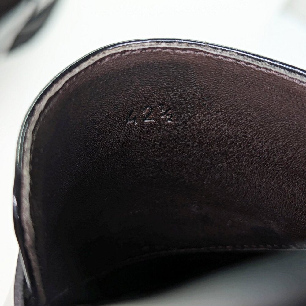 Bottega Veneta Men's Leather Slip On Lug Penny Loafers Size 42.5 (MSRP $1,300)