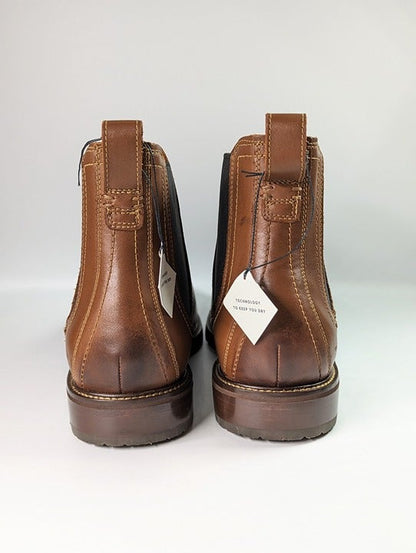 Cole Haan Men's Warner Grand Chelsea Boot Brown Leather Size 9.5 M (MSRP $350)