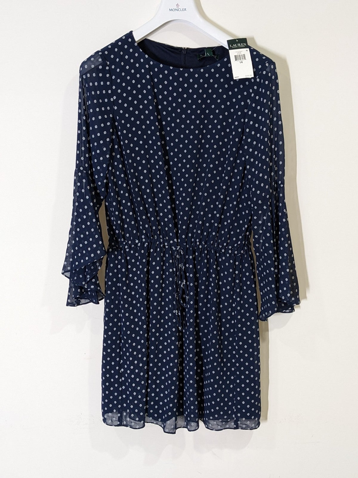 Lauren Ralph Lauren Women's Polka-dot Dress Size 14 (MSRP $165)