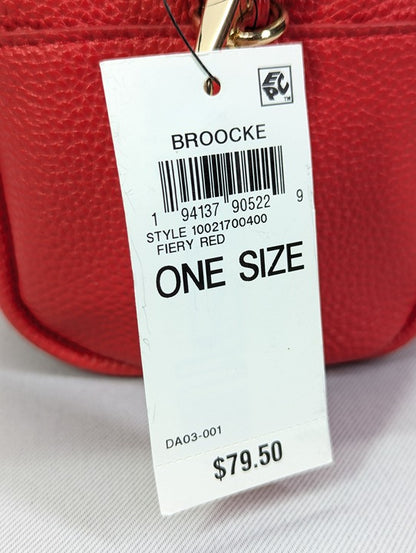 On 34th Broocke Small Pebble Crossbody Bag in Fiery Red (MSRP $80)