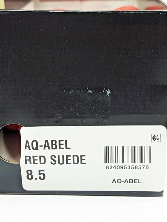 Aqua Women's Abel Red Suede Point Toe Flats Size 8.5 M (MSRP $79)