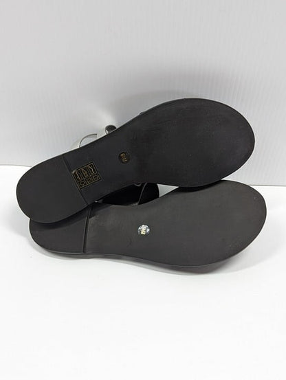 Tory Burch Women's RaVello Two-Band Sandal Perfect Black Size 6.5 MSRP $248
