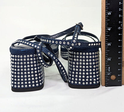 BCBGeneration Lissena-2 Women's Rhinestones Platform Sandals Size 9.5 MSRP $109