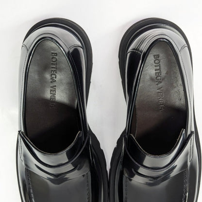 Bottega Veneta Men's Leather Slip On Lug Penny Loafers Size 42.5 (MSRP $1,300)