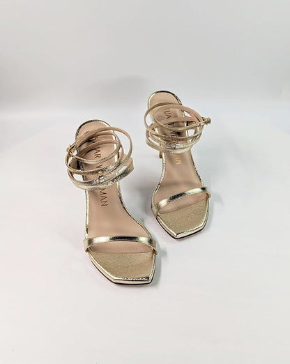 Stuart Weitzman Women's Ellsie 100 Ankle Strap High Heel Sandal Size 7 MSRP $425