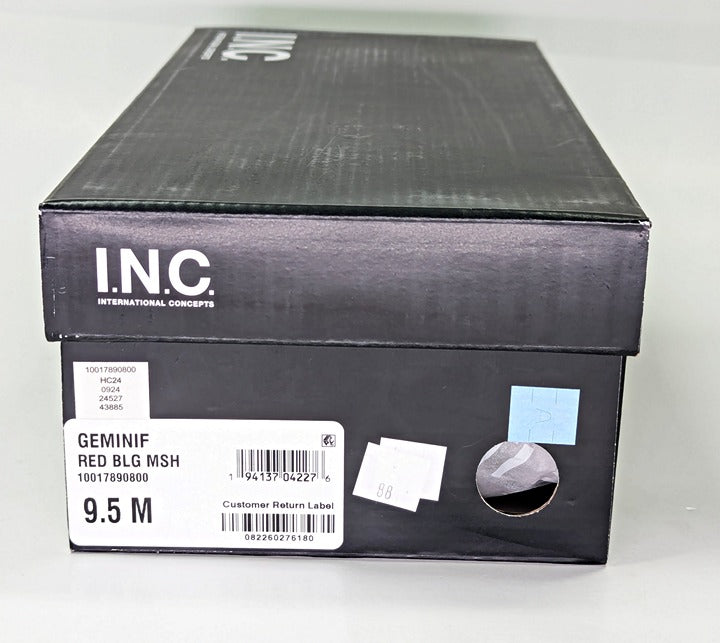 I.N.C. International Concepts Gemini Mid Heel Red Bling Mesh Size 9.5 (MSRP $80)