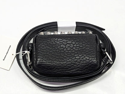 Alexander Wang Ricco Mini Black Leather Convertible Crossbody Bag
