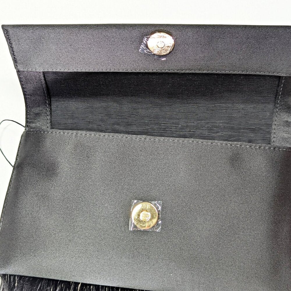Loeffler Randall Women’s Charlee Feather Flap Clutch Shoulder Bag (MSRP $295)