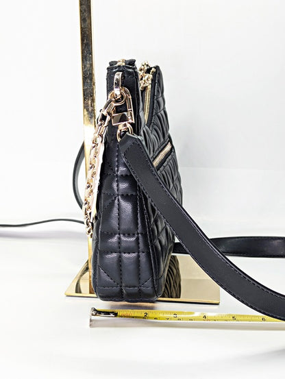 Guess Assia Women's Convertible Top Zip Shoulder Bag in Black (MSRP $108)