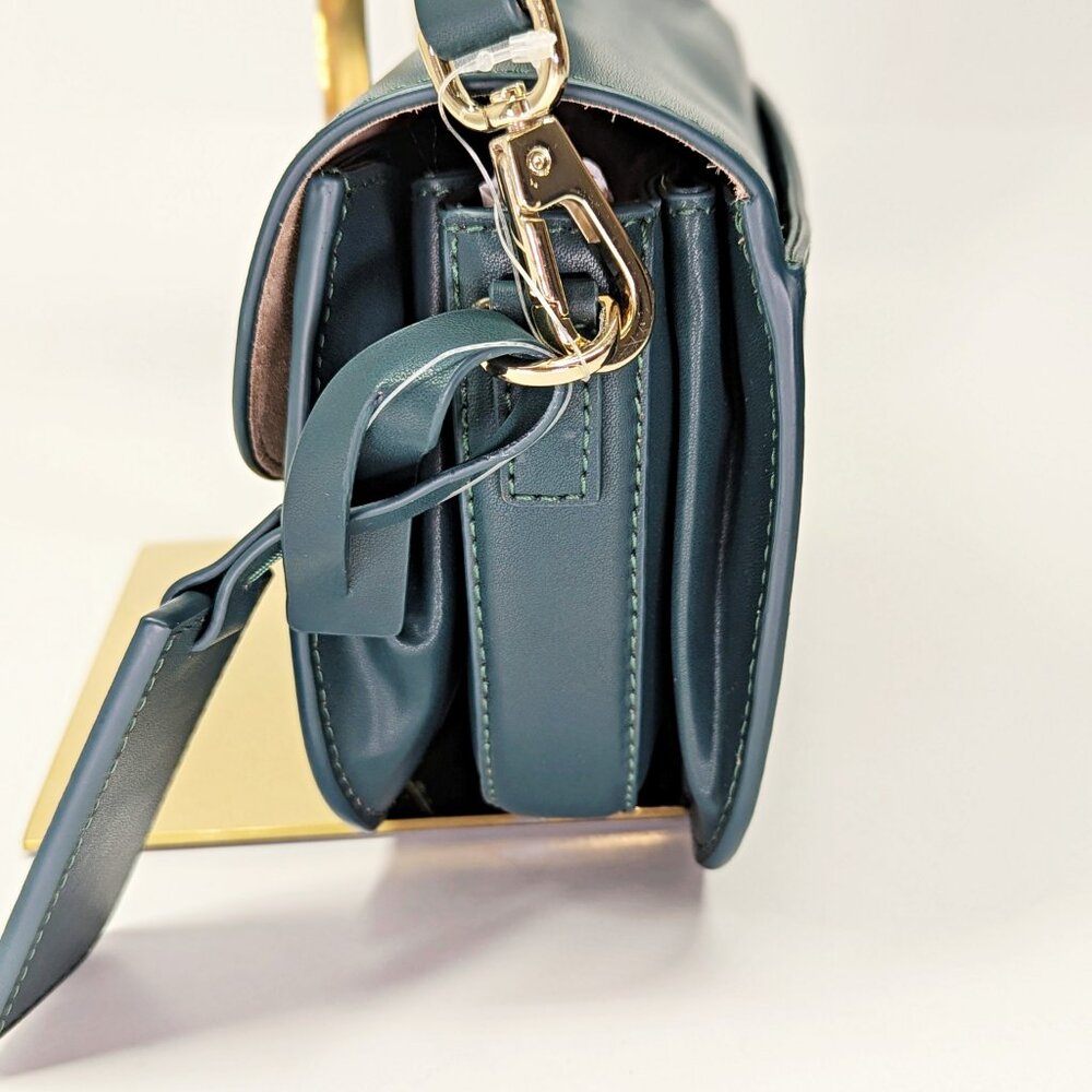 Jason Wu Orbit Women's Leather Crossbody Bag in Jungle Green (MSRP $295)