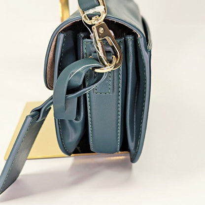 Jason Wu Orbit Women's Leather Crossbody Bag in Jungle Green (MSRP $295)