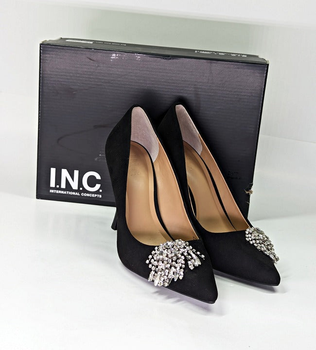 I.N.C. International Concepts Women's Saija Black Pumps Size 9.5 (MSRP $120)
