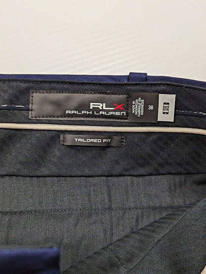 RLX Ralph Lauren Golf Men's Tailored Fit Performance Shorts Refined Navy Size 38